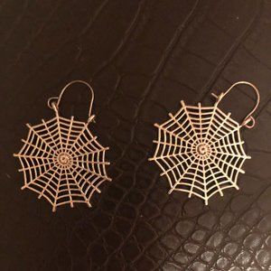 Spider Web Earrings